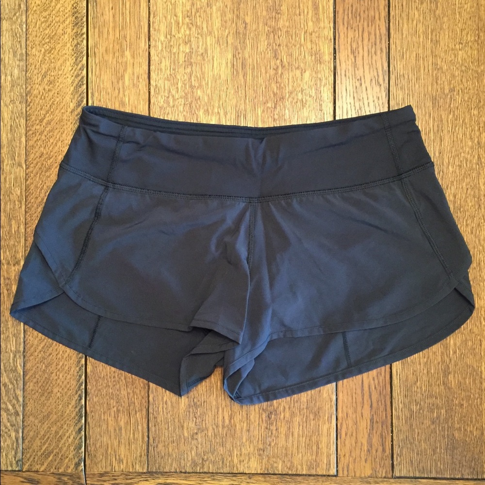 Black Lululemon Speed Up Shorts